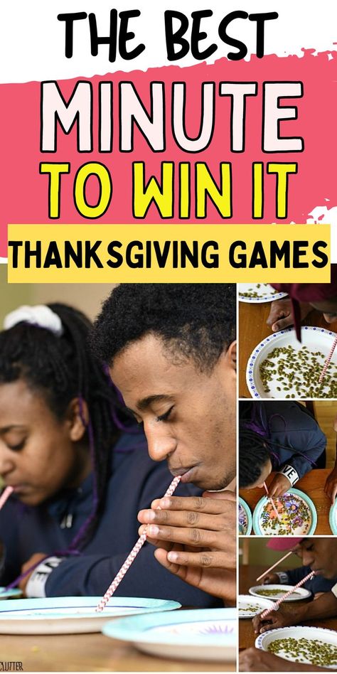 Minute To Win It Thanksgiving, Thanksgiving Games For Family, Thanksgiving Games For Family Fun, Games For Thanksgiving, Thanksgiving Family Games, Fun Family Games, Games For Families, Fun Thanksgiving Games, Friendsgiving Games