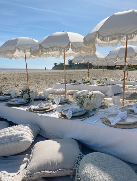 Hamptons Beach Party, Hamptons Beach, Bridal Luncheon, Beach Bridal, Summer Soiree, Welcome To The Party, Beach Party, The Hamptons, Wedding Party