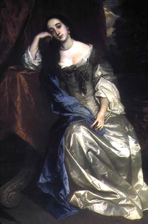 Barbara Palmer (Villiers), 1st Duchess of Cleveland by Sir Peter Lely (Grafton Hall) | Grand Ladies | gogm Agnes Sorel, Catherine Of Braganza, House Of Stuart, Fashion History Timeline, 17th Century Fashion, Charles Ii, European Dress, English History, Art Uk