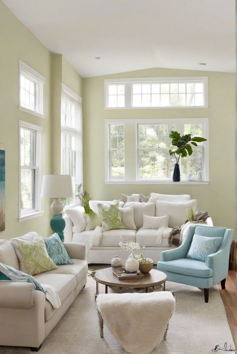 Feeling inspired? Elevate your space with the top paint colors of 2024. Explore a daily routine for interior designers to breathe fresh life into your home. #Ad #homedecor #homedesign #wallpaints2024 #Painthome #interiorarchitecture Wall Colors Green Living Room Colors Bright Living Room Colors Apartment Renovation Living room Remodeling Modern Paint Colors 2024 Living Room Paint Color Ideas Bright, Living Room Light Paint Color Ideas, Best Sunroom Paint Colors, Living Room Without Furniture, Cozy Paint Colors For Living Room, Light Wall Colors, Living Room Paint Color Ideas, Colors To Brighten A Room, Happy Living Rooms