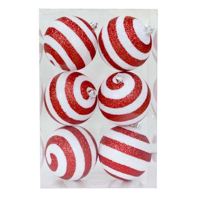 Pumpkin Balls, White Baubles, Christmas Lollipops, Plastic Christmas Tree, Red And White Christmas, Peppermint Christmas, Unique Christmas Ornaments, Shatterproof Ornaments, Christmas Tree Shop