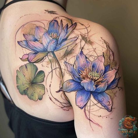 Blooming in July: The Beauty of Birth Flower Tattoos: 95 Designs - inktat2.com