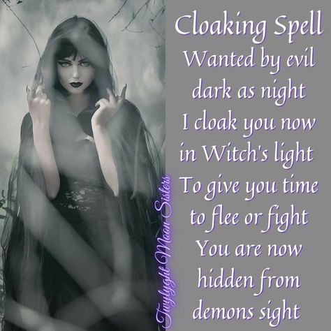 Cloaking Spell, Dragon Spells, Wiccan Practices, Witch's Grimoire, Spiritual Calling, Real Witchcraft, Spell Chants, Witchy Spells, Truth Spell