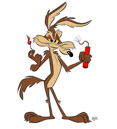 Wile E. Coyote by Themrock on DeviantArt | Cartoon character tattoos, Coyote drawing, Coyote Wile E Coyote Wallpaper, Coyote Wallpaper, Coyote Drawing, Wile E Coyote, Looney Tunes Characters, Looney Tunes Cartoons, Classic Cartoon Characters, Drawing Cartoon, Road Runner