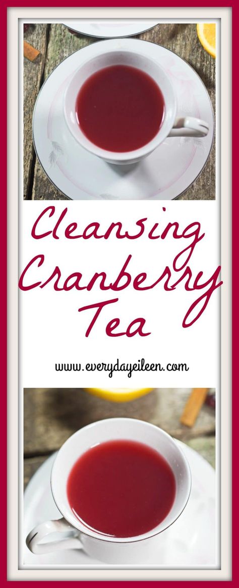 Cranberry Tea, Feeling Under The Weather, Health Ideas, Under The Weather, Fresh Cranberries, Tea Recipes, Detox Drinks, Low Calorie, Healthy Drinks