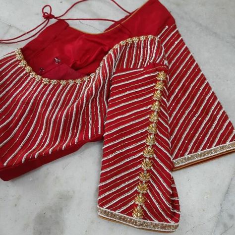 Blouse Degine, Ns Creations, Machi Work, Green Blouse Designs, Magam Work, Maggam Blouse, Aari Design, Blouse Designs High Neck, Boat Neck Blouse Design