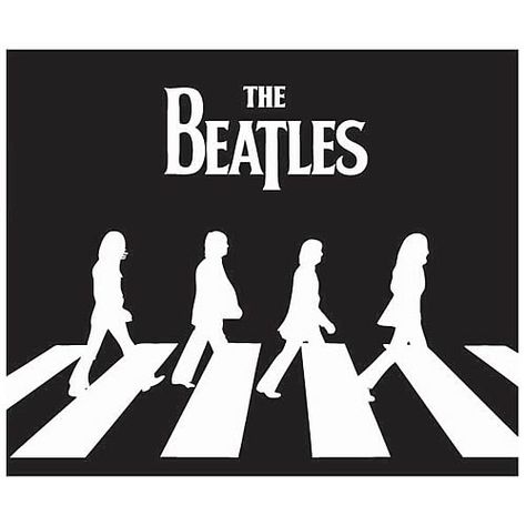 Abbey Road silhouette Beatles Silhouette, Beatles Design, Beatles Birthday, Beatles Art, Beatles Abbey Road, The Fab Four, Abbey Road, Road Signs, Art Drawings Simple