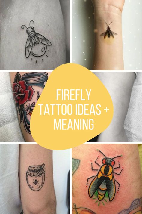 47 Firefly Tattoo Ideas + Meaning - TattooGlee Firefly Tattoo Meaning, Lighten Bug Tattoo, Glow Bug Tattoo, Cute Firefly Tattoo, Firefly Tattoo Design, Tattoo Firefly, Firefly Tattoo Simple, Lighting Bug Tattoo, Small Bug Tattoo