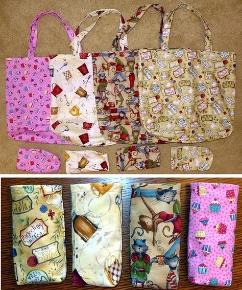 Diy Grocery Bags, Foldable Tote Bag, Shopping Bag Pattern, Sew Bags, Bags To Sew, Diy Tote, Bags Sewing, Bags To Make, Tote Bags Sewing