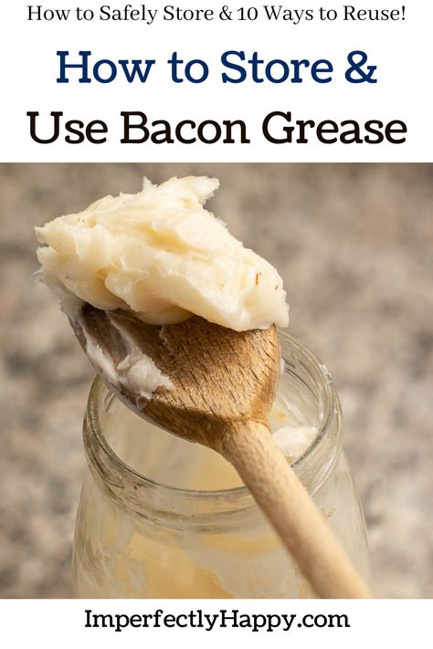 How to safely store bacon grease after cooking. And 10 amazing ways you can reuse your bacon grease for recipes, candles and more! Bacon Grease Uses, Canned Bacon, Oven Recipe, Cooking Bacon, Clam Recipes, Bacon Grease, Oven Recipes, Bacon Recipes, Happy Home