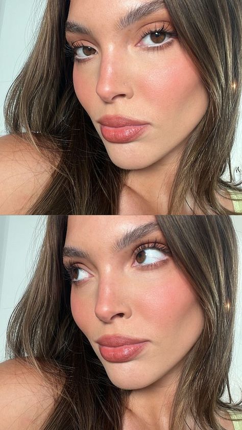 Glowy Pink Makeup, Glowy Natural Makeup, Selfies Ideas, Skincare Goals, Makeup Tuts, Instagram Dump, Inspo Makeup, Oldest Daughter, Natural Makeup Look