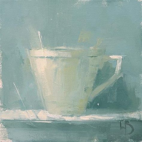 Monotone Painting, Art Still Life, Still Life Oil Painting, Still Life Drawing, White Cups, Art Buyer, Life Drawing, Fine Art Gallery, Still Life Painting