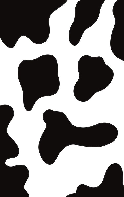 Spots Wallpaper, Ipad Homescreen, Spotted Wallpaper, Cow Spots, Iphone Home Screen Layout, Screen Layout, Phone Aesthetic, Bear Wallpaper, Black And White Aesthetic