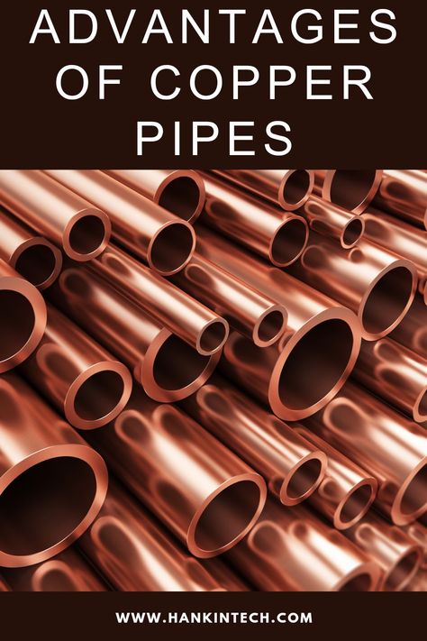 Copper pipes have been used by plumbers for years but plastic pipes have grown in popularity in recent years, which begs the question, which is better for your home? Whatever your plumbing needs, in this article we give a full comparison between copper and plastic pipes so that you can choose the best pipes for your plumbing needs. #plumbing #plumber #diy Water Pipes Plumbing, Plumbing Materials, House Plumbing, Copper House, Medical Words, Copper Pipes, Hot Water System, Plumbing System, Copper Pipe