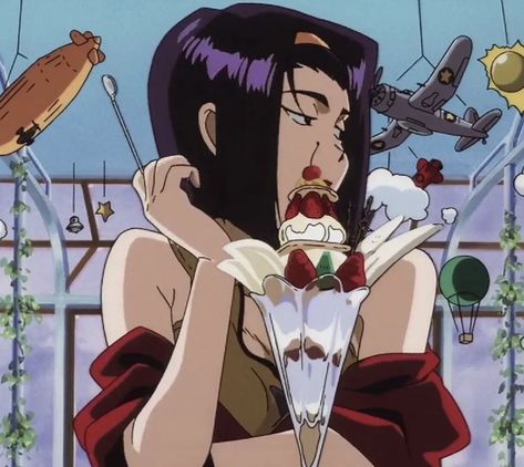 cowboy bebop 90s Pics, Cowboy Bebop Faye, Cowboy Bebop Anime, Fan Art Anime, Anime Bebe, See You Space Cowboy, Old Anime, Cowboy Bebop, 90s Anime