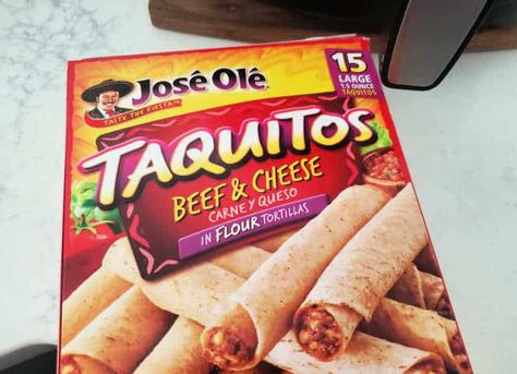 Jose Ole Taquitos Air Fryer, Air Fry Taquitos Frozen, Air Fryer Frozen Taquitos, Frozen Taquitos In Air Fryer, Frozen Taquitos, Taquitos Air Fryer, Air Fryer Taquitos, Frozen Lunches, Frozen Steak