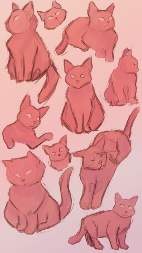 Gesture drawing cats Drawing Cats, Drawing Cat, Gesture Drawing, Character Portraits, Drawings, Art