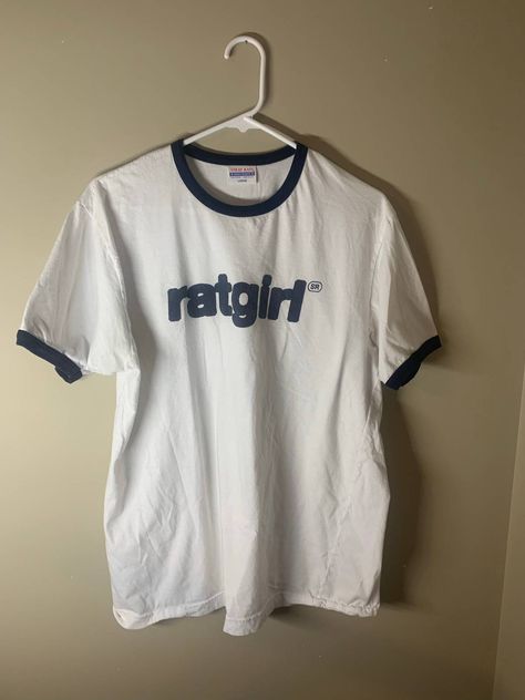 Stray Rats Stray rats “RATGIRL” ringer tee | Grailed Stray Rats Ratgirl, Stray Rats Clothing, Ringer Tee Outfit Men, Ringer Tee Outfit, Shirt Reference, Rat Shirt, Mae Borowski, Stray Rats, Civic Hatchback