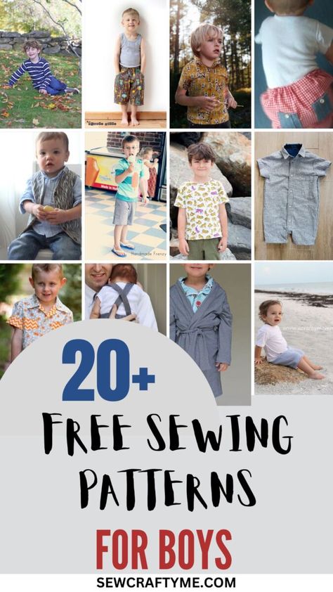 Things To Sew For Boys, Boys Sewing Patterns Free, Sewing Patterns For Boys, Easy Sewing Patterns Free, Animals Sewing, Boys Clothes Patterns, Things To Sew, Toddler Sewing Patterns, Boys Sewing Patterns