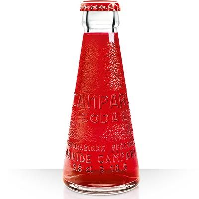 campari soda: this is delicious...i have a sweet tooth but love the slight bitterness of this.Plus i feel very sophisticated when i drink it! Arabic Vibes, Campari Soda, Garnish Ideas, Campari And Soda, House Products, Bottle Design Packaging, Cool Packaging, Soda Bottle, Unique Packaging