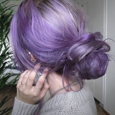 Lilac Hair, Hair Color Pastel, Lavender Hair, Pastel Hair, Dye My Hair, Hair Inspo Color, Hair Envy, Grunge Hair, Aesthetic Hair