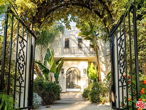 Spanish House Los Angeles, Silverlake Los Angeles Houses, Los Angeles House Exterior, Los Angeles Houses, Los Angeles House, House View, Spanish Bungalow, Mediterranean Architecture, Los Angeles Real Estate