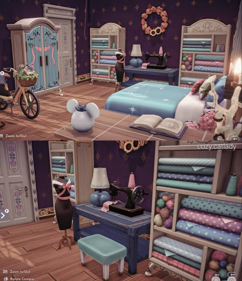 Dreamlight Valley Cinderella Room, Dreamlight Valley Forgotten Lands Design, Disney Dreamlight Valley Dress, Dreamlight Valley Interior, Dreamlight Valley House, Monsters Inc Room, Ddlv Inspiration, Disney Dreamlight Valley Design Ideas, Disney Dreamvalley