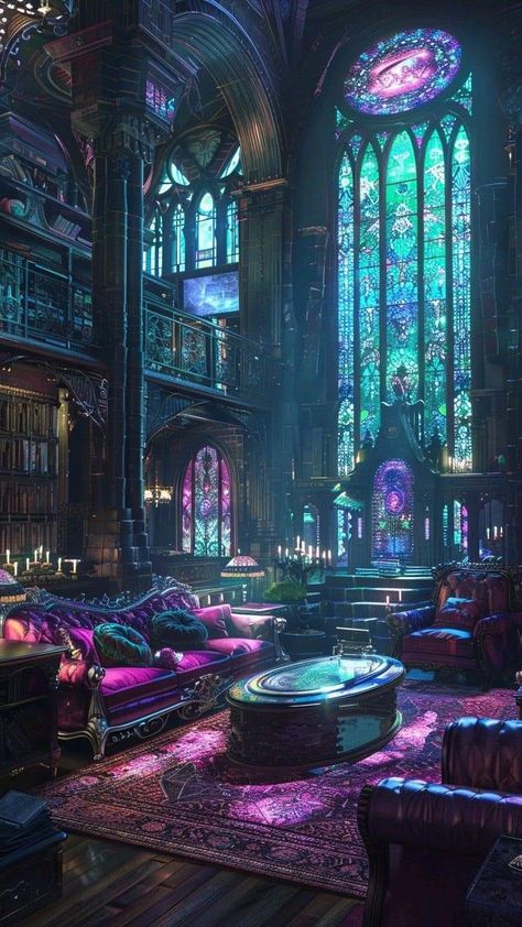 Magical Room, Bohemian Interior Design, Fantasy Rooms, Common Room, Gothic Home, Fantasy Homes, Magic Aesthetic, Bohemian Interior, Fantasy House