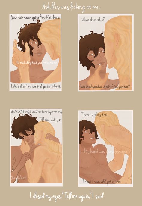 Achilles And Patroclus Kiss, Solangelo Fanart, Hades Greek Mythology, Greek Memes, The Song Of Achilles, Song Of Achilles, Greek Mythology Humor, Achilles And Patroclus, Queer Books