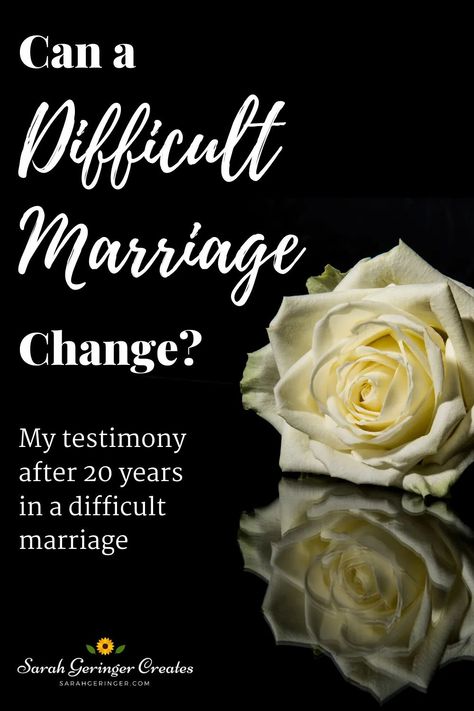 Can a difficult marriage change? The answer, I'm happy to report, is Yes. Here's how my difficult marriage has changed in the past 20 years. Marriage Counseling Activities, Difficult Marriage, Improve Marriage, Marriage Struggles, Marriage Restoration, Communication In Marriage, Online Marriage, Marriage Therapy, Divorce Advice