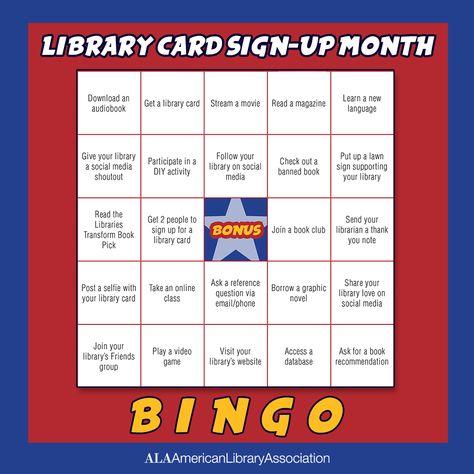 Marketing & Outreach: Library – Trending – OverDrive Resource Center Library Card Sign Up Month Ideas, Library Outreach, Month Ideas, Library Week, American Library, Library Signs, Library Events, American Library Association, Lifelong Learning