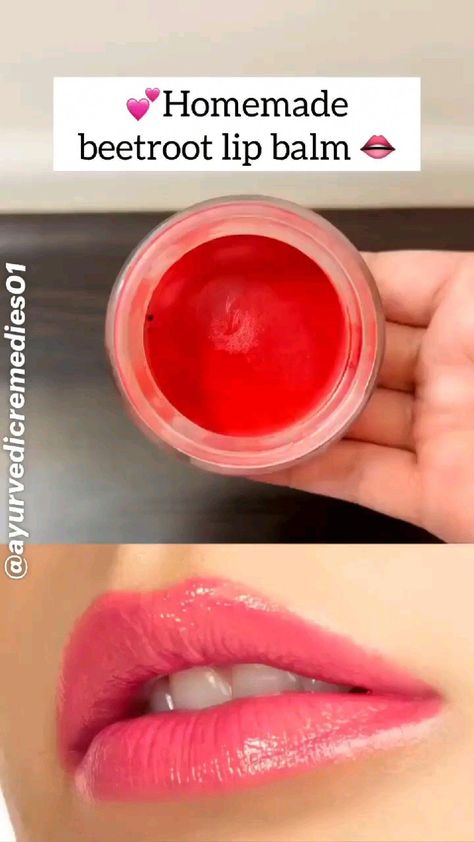 Skin Care Lip, Beginner Skin Care Routine, Instagram Skincare, Lip And Cheek Tint, Beet Root, Lip Balm Recipes, Lip Care Routine, Diy Skin Care Routine, Homemade Lip Balm