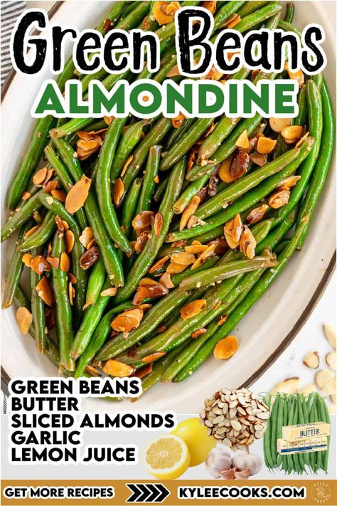 Green Beans Amandine is a simple yet delicious side dish that’s perfect for any meal. Tender green beans, toasted almonds, and a hint of lemon 🍋 make it a winner!