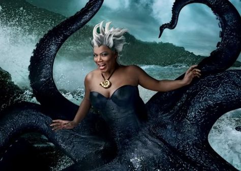 QUEEN lATIFAH AS uRSULA | Queen Latifah as Ursula ... | Costumes & Historical Clothing The Little Mermaid Live Action, Ursula The Sea Witch, Queen Latifa, Eric Balfour, The Sea Witch, Ursula Costume, Little Mermaid Live Action, Flynn Rider, Mermaid Disney