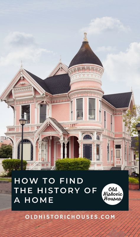 How to Find the History of a House » Old Historic Houses Old House Our Home, Historic House, House Plans That Look Like Old Houses, 1880 Homes Old Houses, Old Two Story House, Historical Concepts House Plans, Historic Home, Historic Homes, Old Houses