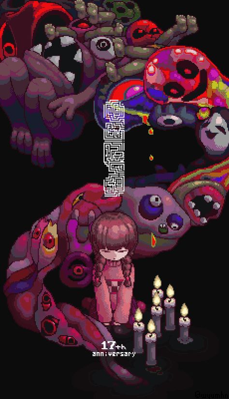 Yume Nikki Fangame, Yume Nikki Wallpaper Phone, Yume Nikki Fanart, Yume Nikki Wallpaper, Yume 2kki, Rpg Maker Games, Yume Nikki, Dream Diary, Video Game Posters