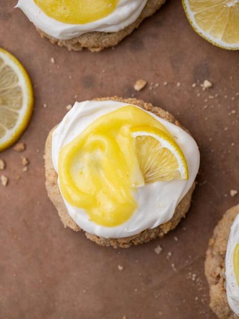 The BEST Crumbl Lemon Cheesecake Cookies (Copycat Recipe) - Lifestyle of a Foodie Crumbl Lemon Cheesecake Cookies, Crumble Lemon Cookie Copycat, Copycat Crumble, Lemon Cheesecake Cookies, Copycat Cookies, Lifestyle Of A Foodie, Insomnia Cookies, Cheesecake Cookie, Crumble Cookies