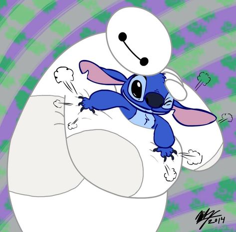 Baymax And Stitch, Baymax Drawing, Toothless And Stitch, Experiment 626, Stitch Drawing, Lilo Et Stitch, Stitch Pictures, Baymax, Lilo Stitch