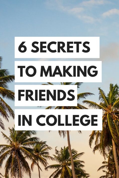 Making Friends In College, Study In College, Friends In College, Make Friends In College, College Survival Guide, College Checklist, College Success, College Survival, College Organization