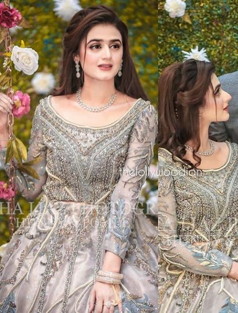 Best Hairstyle On Lehenga, Pakistani Hair Styles For Wedding, Hairstyles For Pakistani Wedding, Shadi Preparation, Pakistani Bride Hairstyle, Gown Hairstyle, Pakistani Makeup Looks, Reception Hairstyle, Pakistani Wedding Hairstyles