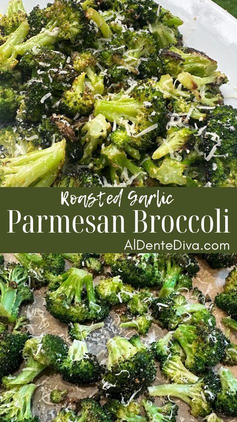 ROASTED GARLIC PARMESAN BROCCOLI Garlic Broccoli Recipes, Fresh Broccoli Recipes, Garlic Parmesan Broccoli, Parmesan Broccoli Recipes, Broccoli Recipes Side Dish, Parmesan Roasted Broccoli, Broccoli Side Dish, Roasted Broccoli Recipe, Parmesan Broccoli