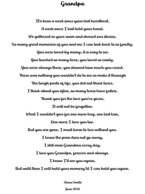 In Loving Memory Quotes Grandfather, When You Lose Your Grandpa, Quotes About Losing A Grandfather, Quotes About Grandfathers Passing, Grandpa In Heaven Quotes Miss You, Lost Grandpa Quotes, Grandpa I Miss You Quotes, Quotes About Loosing Your Grandpa, I Lost My Grandfather