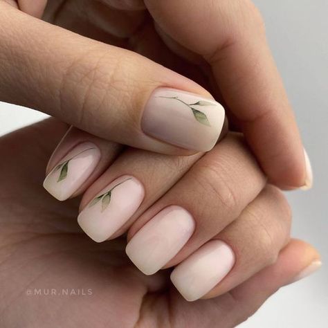 Nails For April 2024, Minimal Nails Art, Milky Nails, Floral Nail Designs, Subtle Nails, Minimal Nails, Cute Gel Nails, Bride Nails, Bridal Nails