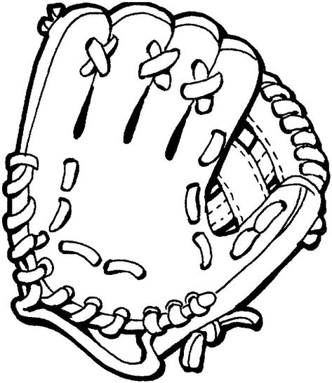 baseball glove coloring page Baseball Coloring Pages, Sports Theme Classroom, Bat Coloring Pages, Sports Coloring Pages, Baseball Mitt, Baseball Crafts, Baseball Helmet, Baseball Party, Baseball Theme