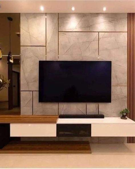 Tv Unit Design | Interior Design ✨️ . . . . @sethiglassplywood . . . #trendingpost #myinterior #lightingdecor #explorepost #tvwalldesign #tvunit #interiors #livingroomdesign #homesweethome #tvunitdesign #sethiglassplywood #homedecor #modernlighting #interiordecor #cookinghacks #interiordesign #luxurylifestyle #tvcabinetdesign #luxuryhomes #tutorialvideo #cskmsdhoni Office Table Design, Tv Cabinet Design, Unit Design, Bedroom Door Design, Pooja Room Design, Tv Wall Design, Tv Unit Design, Bedroom Door, Pooja Room