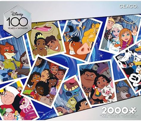 Amazon.com: Ceaco - Disney - Selfies - 2000 Piece Jigsaw Puzzle : Toys & Games Mickey And Donald, Disney World Aesthetic, Thomas Kinkade Disney, 2000 Piece Puzzle, Walt Disney Movies, Disney Puzzles, Roi Lion, The Jungle Book, Disney 100