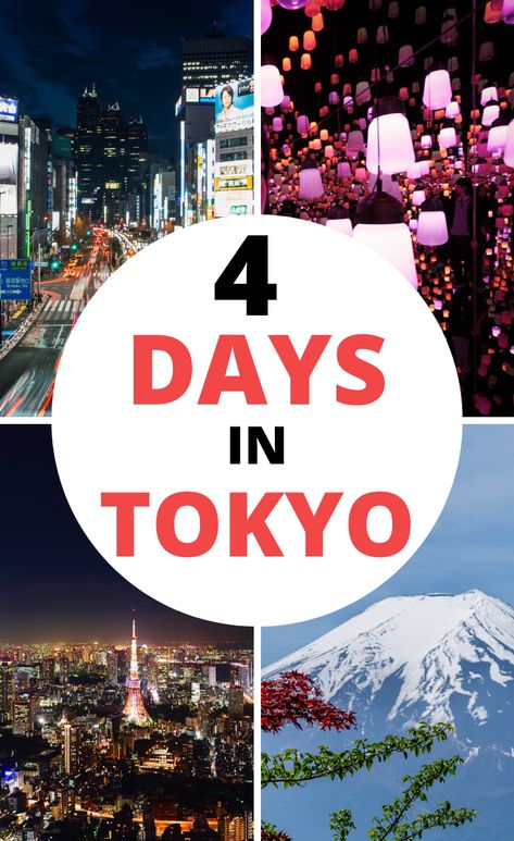 Tokyo Japan Itinerary, Tokyo Itenary, 4 Days In Japan, Free Things To Do In Tokyo Japan, Visiting Tokyo Japan, Tokyo Checklist, Travel Japan Tokyo, 3 Days In Tokyo, Tokyo To Do