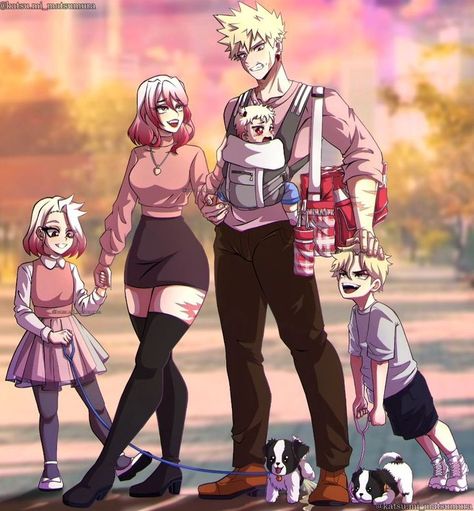 Bakugou House, Mha Oc X Bakugo, Bakugo As A Dad, Mha X Oc, Bakugo's Mom, Bakugo X Oc, Bakugou X Oc, Bnha X Oc, Bakugou And Uraraka