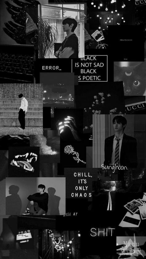 #enhypen sunghoon wallpaper black and white Tumblr Christmas, Christmas Wallpapers Tumblr, Enhypen Members Park Sunghoon, Aesthetic Macbook, Black And White Wallpaper Iphone, Sassy Wallpaper, Kpop Iphone Wallpaper, Iphone Wallpaper Classy, Backgrounds Iphone