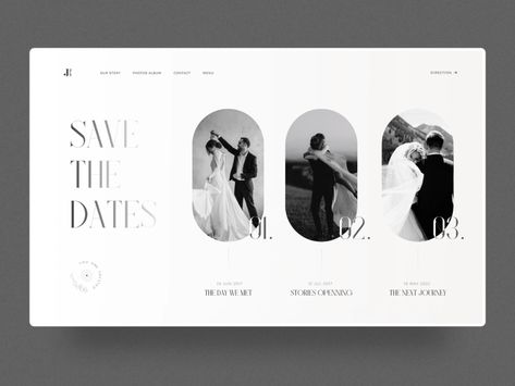 Playful Website Design, Wedding Invitation Website, Website Design Ideas, Rsvp Website, Wedding Web, Wedding Website Design, Save The Date Designs, Website Images, Website Header